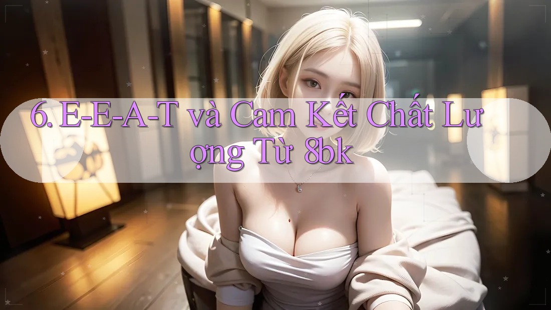 6. E-E-A-T và Cam Kết Chất Lượng Từ 8bk 6. E-E-A-T và Cam Kết Chất Lượng Từ 8bk