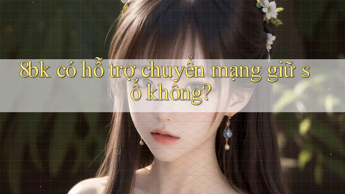 8bk có hỗ trợ chuyển mạng giữ số không? 8bk có hỗ trợ chuyển mạng giữ số không?