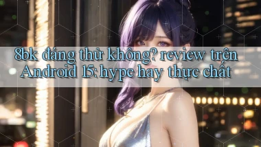 8bk đáng thử không review trên Android 15 hype hay thực chất