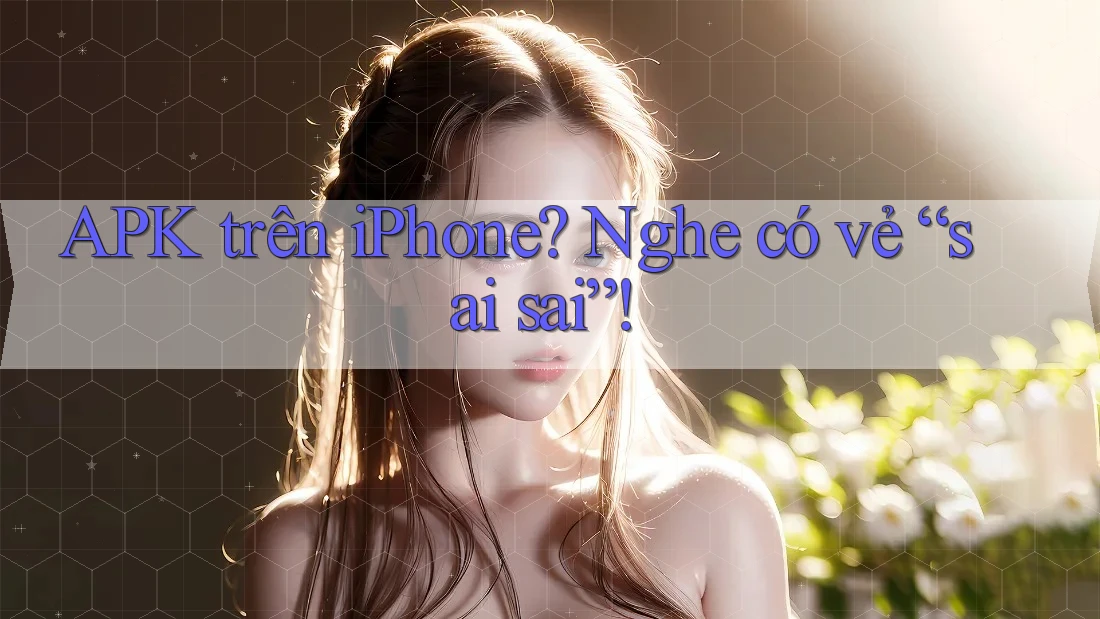 APK trên iPhone? Nghe có vẻ “sai sai”!