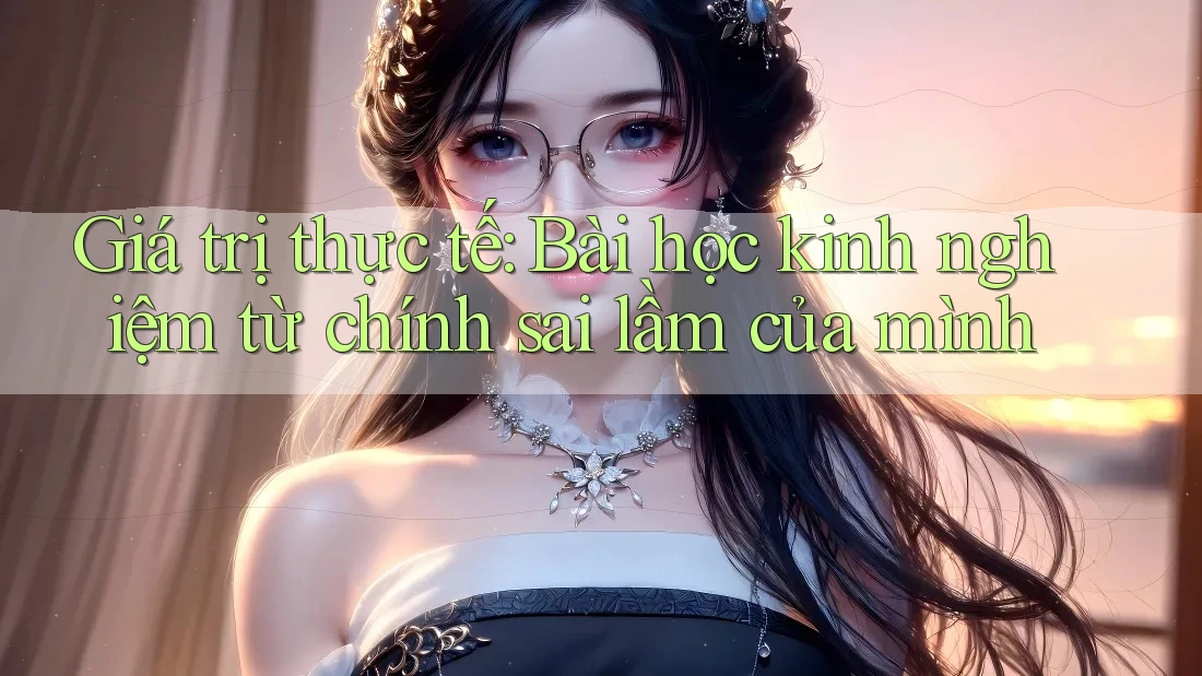 Giá trị thực tế: Bài học kinh nghiệm từ chính sai lầm của mình Giá trị thực tế: Bài học kinh nghiệm từ chính sai lầm của mình