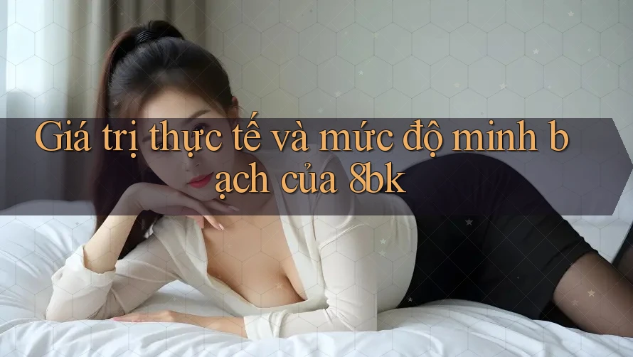 Giá trị thực tế và mức độ minh bạch của 8bk Giá trị thực tế và mức độ minh bạch của 8bk