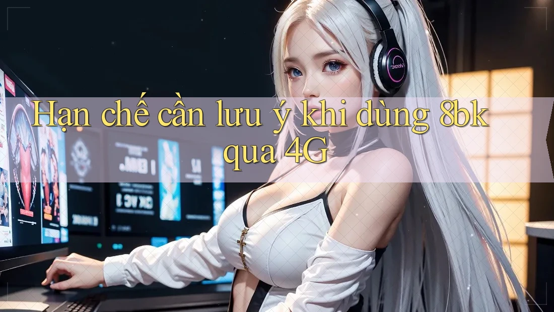 Hạn chế cần lưu ý khi dùng 8bk qua 4G