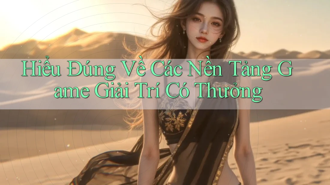Hiểu Đúng Về Các Nền Tảng Game Giải Trí Có Thưởng