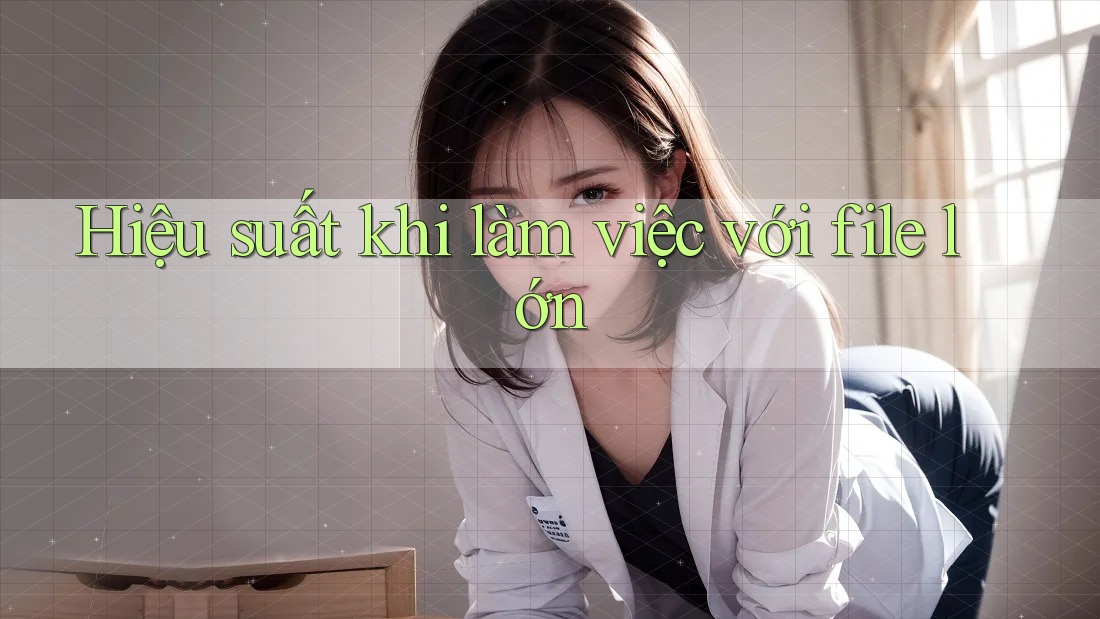 Hiệu suất khi làm việc với file lớn Hiệu suất khi làm việc với file lớn