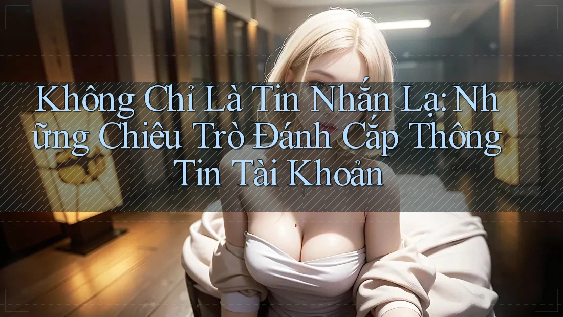 Không Chỉ Là Tin Nhắn Lạ: Những Chiêu Trò Đánh Cắp Thông Tin Tài Khoản Không Chỉ Là Tin Nhắn Lạ: Những Chiêu Trò Đánh Cắp Thông Tin Tài Khoản