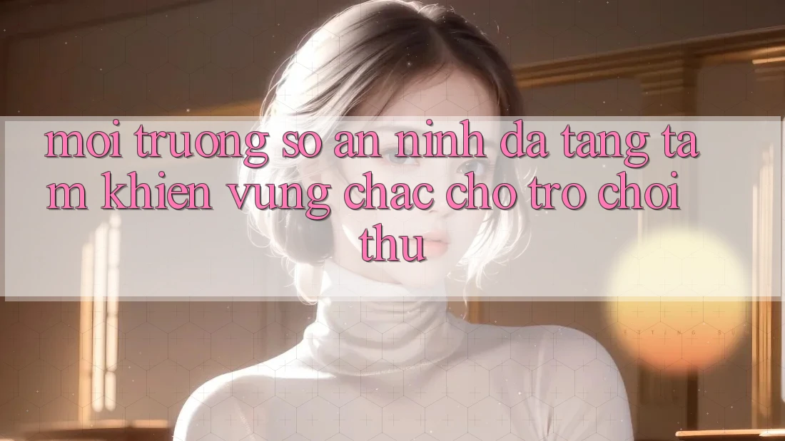 Môi trường số An ninh Đa Tầng: Tấm Khiên Vững Chắc Cho Trò chơi Thủ