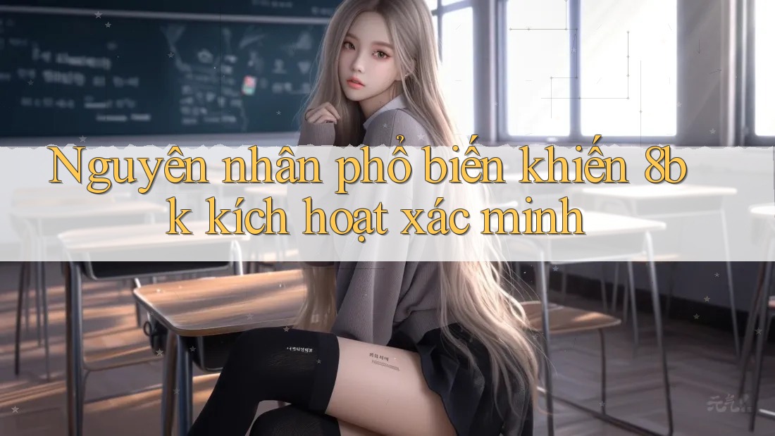 Nguyên nhân phổ biến khiến 8bk kích hoạt xác minh