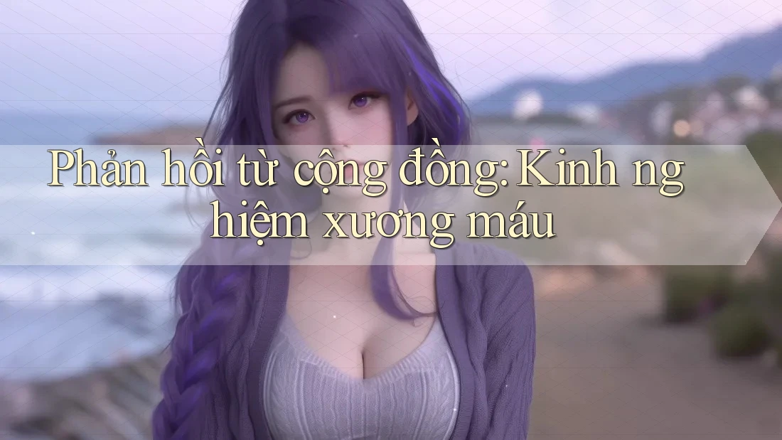 Phản hồi từ cộng đồng: Kinh nghiệm xương máu