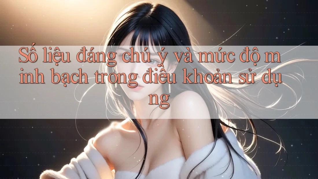 Số liệu đáng chú ý và mức độ minh bạch trong điều khoản sử dụng Số liệu đáng chú ý và mức độ minh bạch trong điều khoản sử dụng
