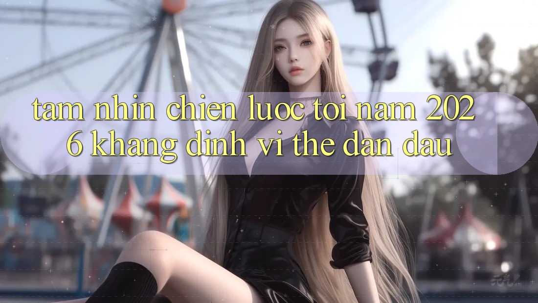 Tầm Nhìn Chiến Lược Tới Năm 2026: Khẳng Định Vị Thế Dẫn Đầu