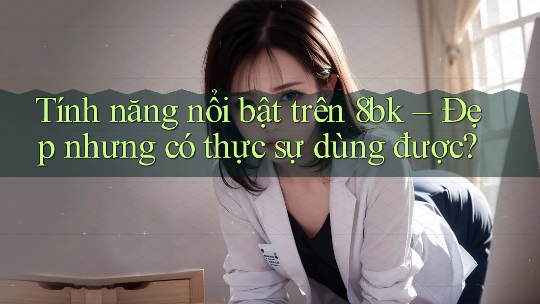 Tính năng nổi bật trên 8bk – Đẹp nhưng có thực sự dùng được?