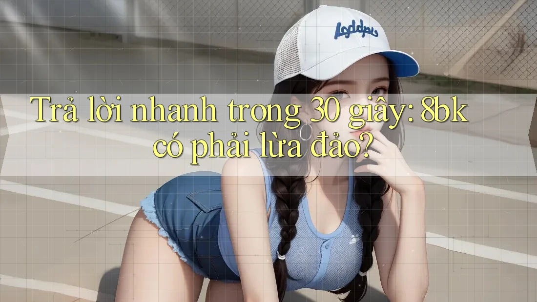 Trả lời nhanh trong 30 giây: 8bk có phải lừa đảo? Trả lời nhanh trong 30 giây: 8bk có phải lừa đảo?