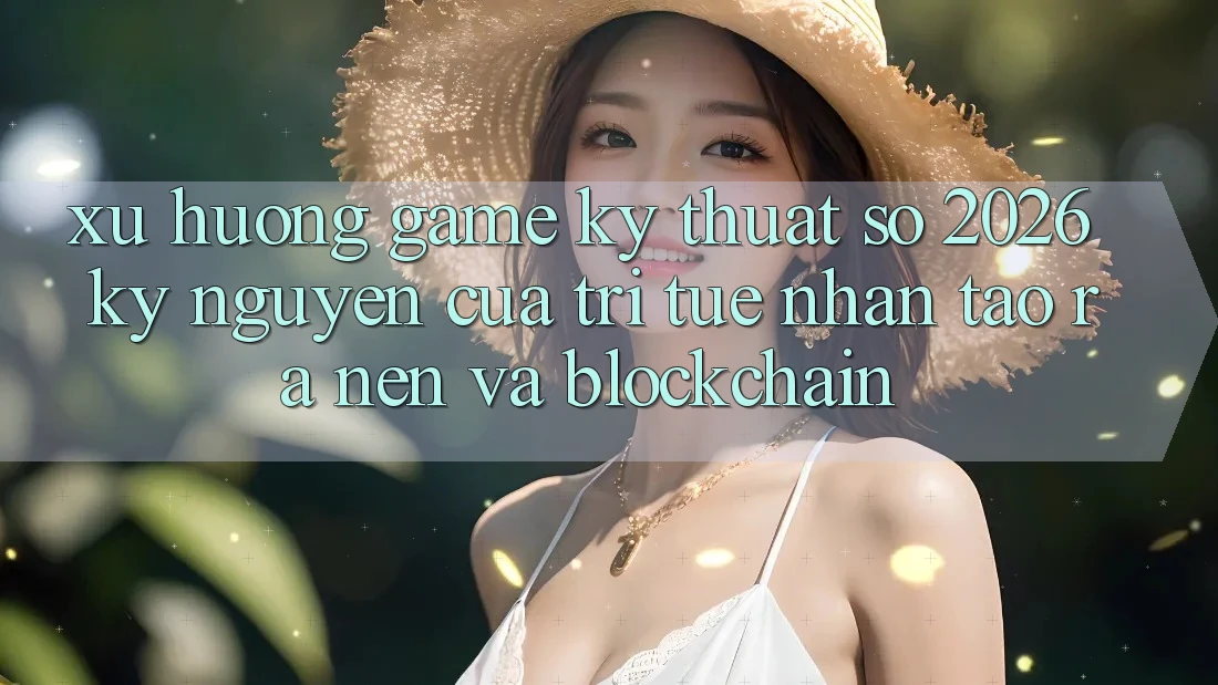 Xu Hướng Game Kỹ Thuật Số 2026: Kỷ Nguyên Của Trí Tuệ Nhân Tạo ra nên Và Blockchain